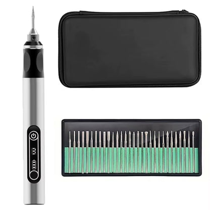 USB Cordless Rotary Tool Kit Woodworking Engraving Pen DIY for Jewelry Metal Glass Mini Wireless Drill