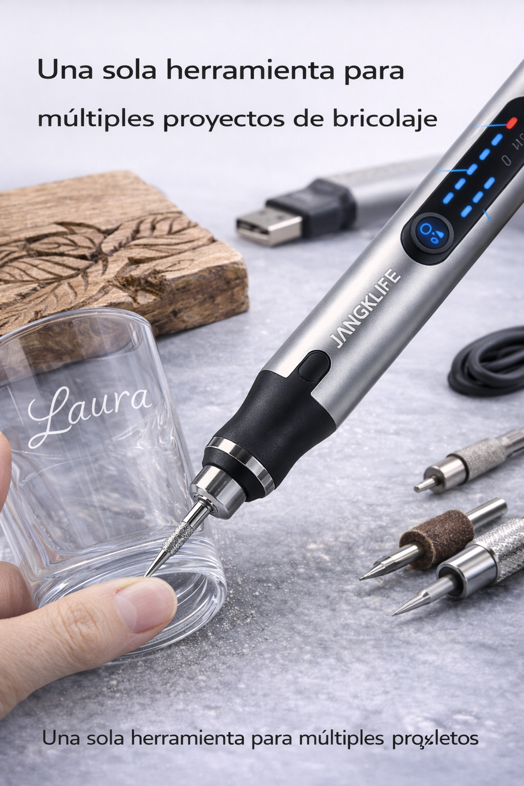 Herramienta de grabado eléctrica de precisión